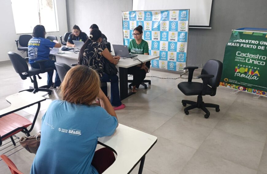 Prefeitura leva atendimento do CadÚnico até a APAE em Porto Velho