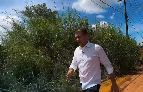 Vereador Pedro Geovar denuncia situação de abandono na Rua Genebra, em Porto Velho