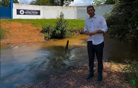 Vereador Pedro Geovar cobra reconstrução de ponte no bairro Mont Sinai