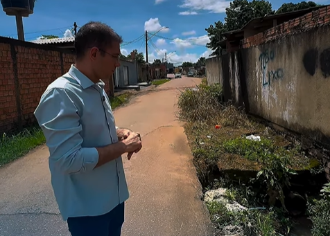 Vereador Pedro Geovar cobra manutenção urgente em bueiros no bairro Conceição