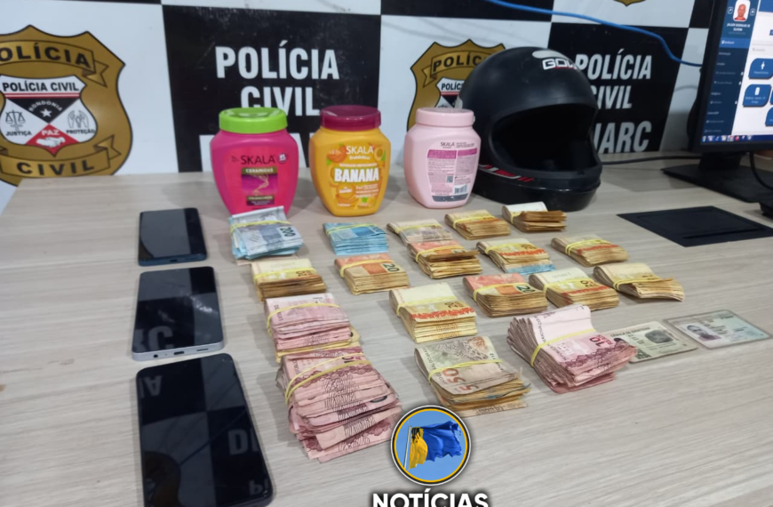DENARC prende bolivianos na BR 364 transportando 35 mil reais em espécie.