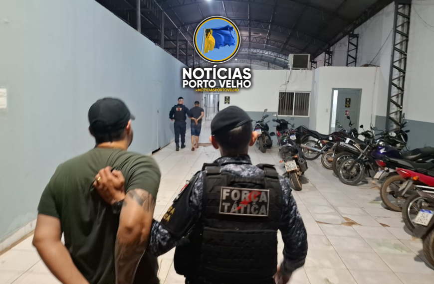 QUATRO HOMENS SÃO PRESOS ARMADOS DURANTE AÇÃO POLICIAL NA ZONA LESTE DE PORTO VELHO