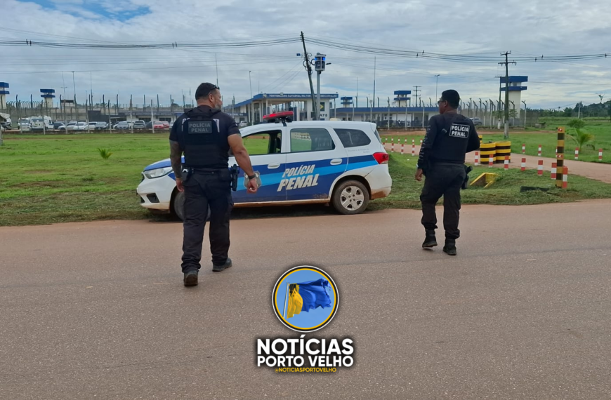Fuga em presídio mobiliza buscas na mata em Porto Velho