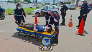 GRAVE ACIDENTE ENTRE MOTO E JEEP DEIXA MOTOCICLISTA&hellip;