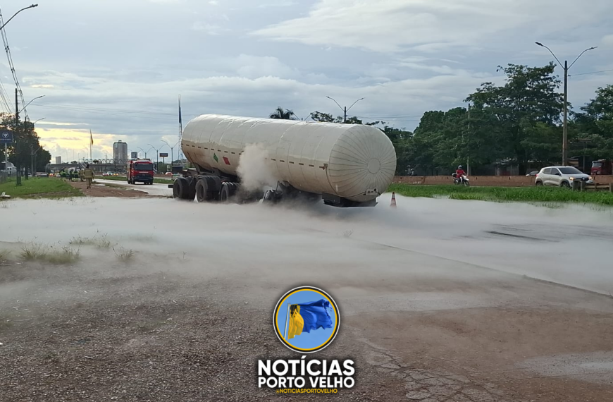 VAZAMENTO DE GÁS ASSUSTA MORADORES E MOBILIZA BOMBEIROS EM PORTO VELHO