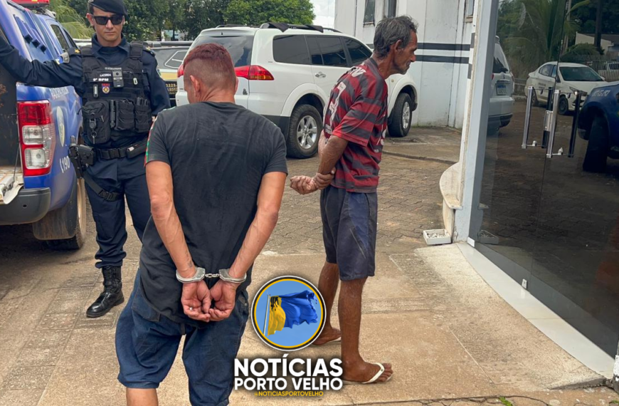 DOIS FORAGIDOS DA JUSTIÇA SÃO PRESOS EM AÇÕES DA POLÍCIA MILITAR EM PORTO VELHO; UM DELES TINHA QUASE 40 ANOS DE PENA A CUMPRIR