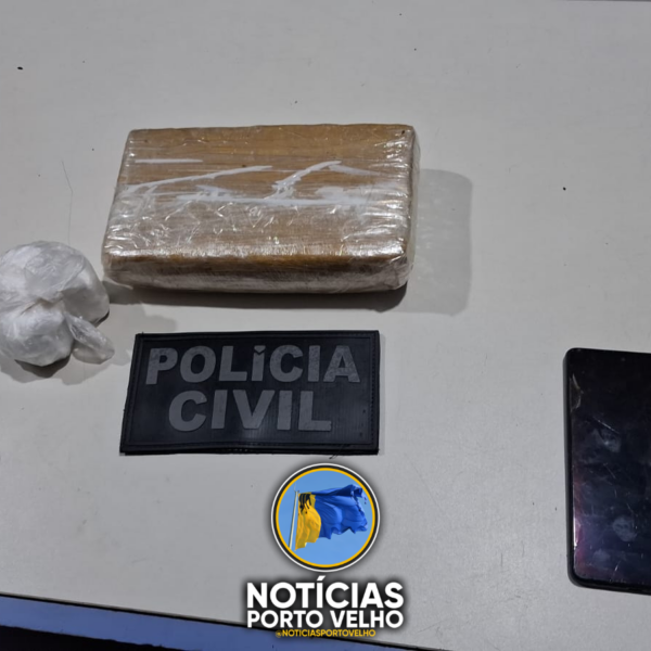 JOVEM DE 19 ANOS É PRESO COM MAIS DE 1 QUILO DE MACONHA DURANTE ABORDAGEM NA BR-364 EM MUTUM-PARANÁ