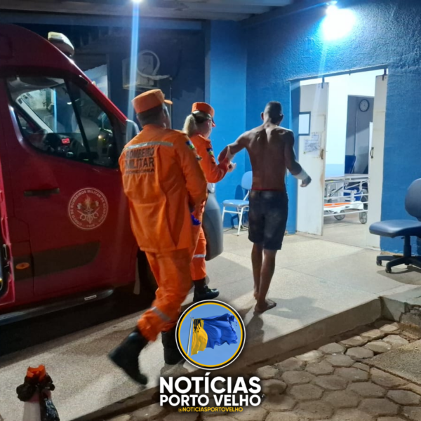HOMEM É ESFAQUEADO E SE ESCONDE EM TERRENO PARA ESCAPAR DE MORTE EM PORTO VELHO