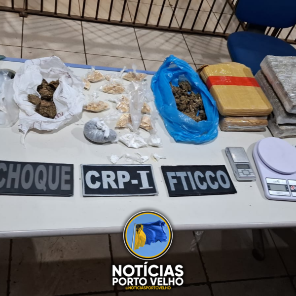 Operação da PM desmantela ponto de drogas e captura foragido com dois mandados de prisão em Porto Velho