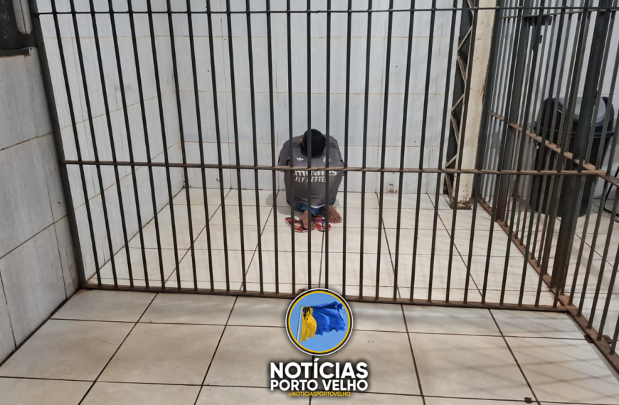 APENADO MONITORADO É PRESO APÓS IDOSO PEDIR AJUDA EM AGÊNCIA BANCÁRIA; VÍTIMA DE CÁRCERE PRIVADO, EXTORSÃO E AMEAÇA NA REGIÃO CENTRAL DE PORTO VELHO