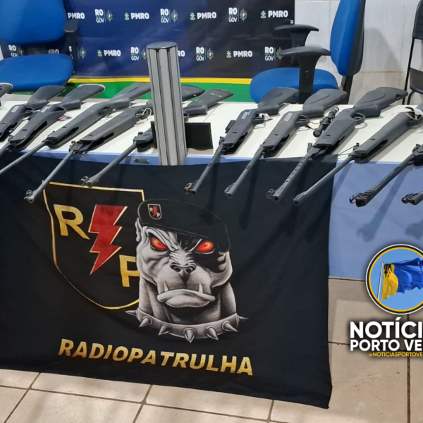 QUADRILHA QUEBROU PAREDE, INVADE LOJA E FURTA 12 CARABINAS EM PORTO VELHO; UM SUSPEITO É PRESO