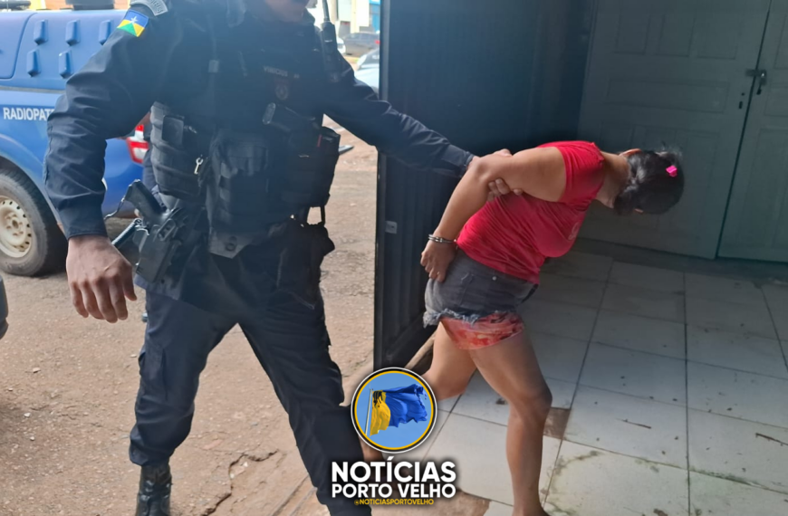 ADOLESCENTE E MULHER SÃO FLAGRADOS COM DROGAS NA ZONA LESTE DE PORTO VELHO