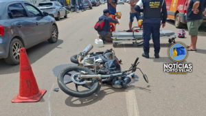 MOTOCICLISTA INABILITADA SOFRE FRATURA NA PERNA DIREITA APÓS&hellip;