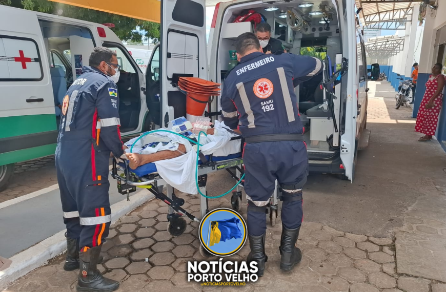 HOMEM BALEADO É TRANSFERIDO SOB FORTE ESQUEMA DE SEGURANÇA PARA O HOSPITAL JOÃO PAULO&hellip;