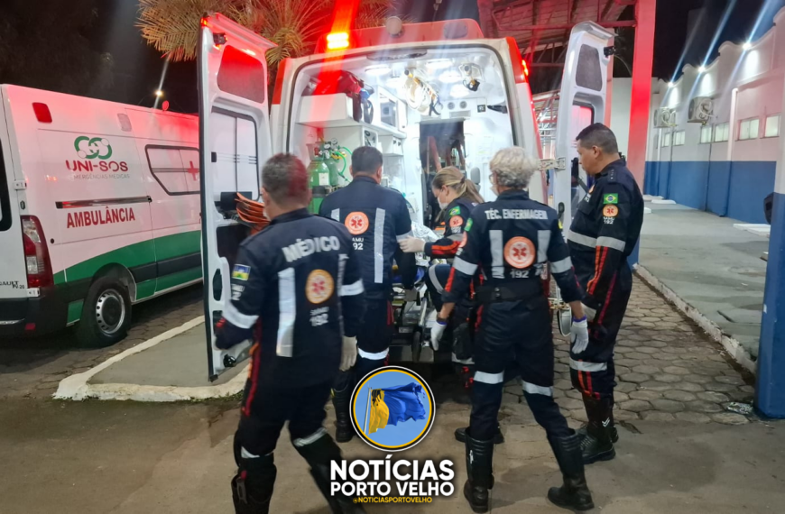 TIROTEIO EM CRUZAMENTO MOVIMENTADO DEIXA DOIS BALEADOS EM PORTO VELHO