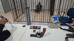 Suspeito é preso com revólver e munições após&hellip;