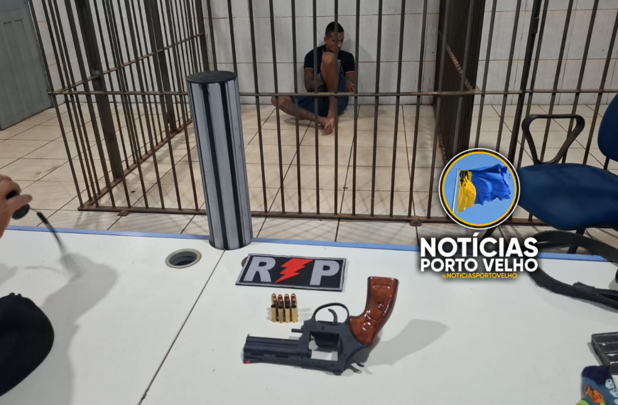 Suspeito é preso com revólver e munições após ocorrência de roubo; homem ainda tentou&hellip;