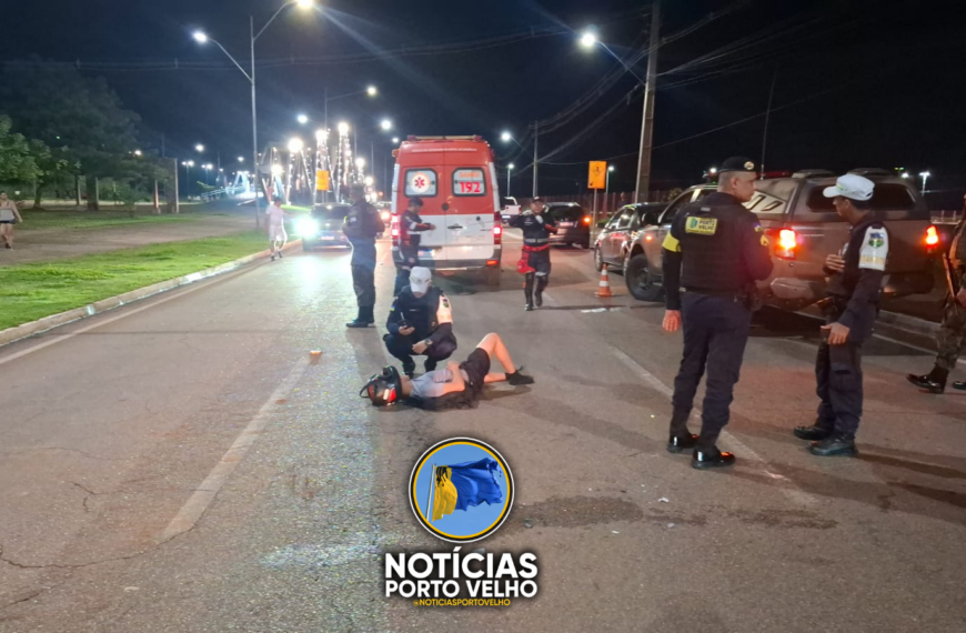 MILITAR DA BASE AÉREA FICA FERIDO APÓS ACIDENTE NA JORGE TEIXEIRA