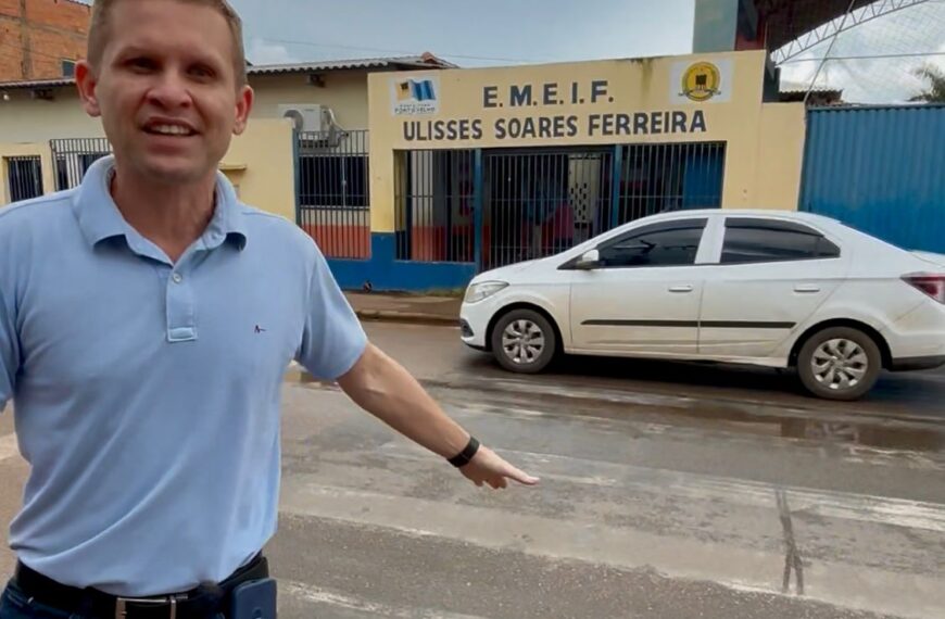 SEGURANÇA NO TRÂNSITO: VEREADOR PASTOR BRUNO LUCIANO SOLICITA REVITALIZAÇÃO E IMPLANTAÇÃO DE FAIXA ELEVADA EM FRENTE À ESCOLA NO BAIRRO&hellip;