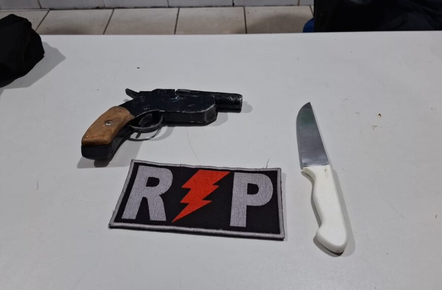 Polícia frustra plano de assalto e apreende adolescentes armados na capital
