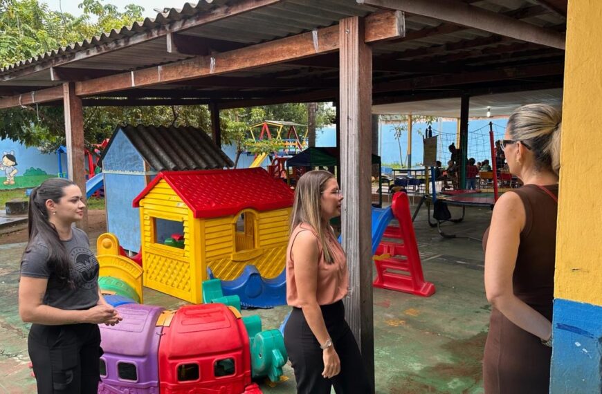 Vereadora Sofia Andrade visita Escola Cosme e Damião e reforça compromisso com a educação em Porto Velho