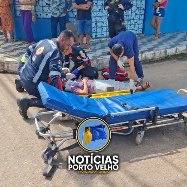 IDOSA FICA FERIDA APÓS ATROPELAMENTO NA ZONA SUL DE PORTO VELHO