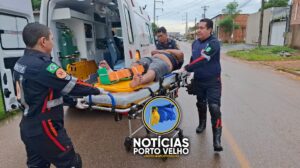 GRAVE ACIDENTE: motociclista sofre fratura exposta após colisão&hellip;
