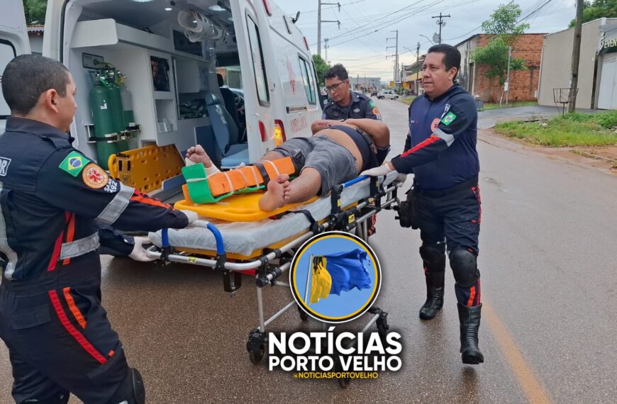 GRAVE ACIDENTE: motociclista sofre fratura&hellip;