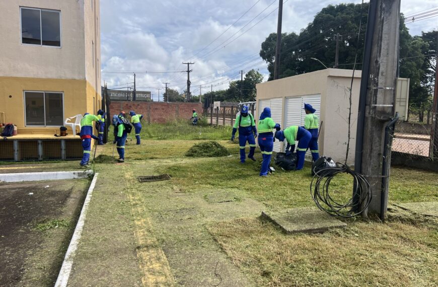 Prefeitura de Porto Velho promove mutirão de limpeza no residencial Porto Madero II