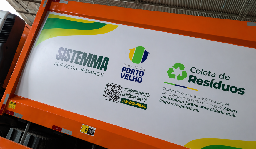 Novas rotas de coleta de lixo ampliam eficiência do serviço em Porto Velho