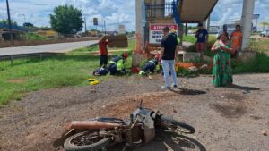 GRAVÍSSIMO ACIDENTE NA BR-364 DEIXA MOTOCICLISTA EM ESTADO&hellip;