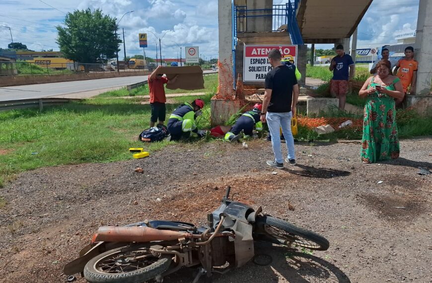 GRAVÍSSIMO ACIDENTE NA BR-364 DEIXA MOTOCICLISTA EM ESTADO GRAVE