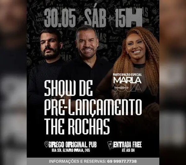 BANDA THE ROCHAS FAZ PRÉ-LANÇAMENTO NO GREGO ORIGINAL PUB EM PORTO VELHO