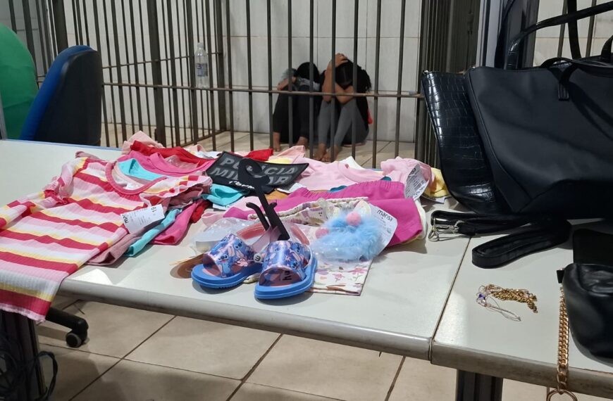 DUAS MULHERES SÃO PRESAS APÓS FURTO EM LOJAS DO PORTO VELHO SHOPPING