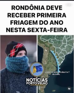PRIMEIRA FRIAGEM DO ANO VAI
