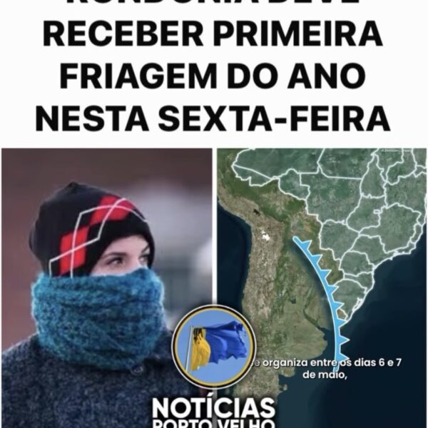 PRIMEIRA FRIAGEM DO ANO VAI