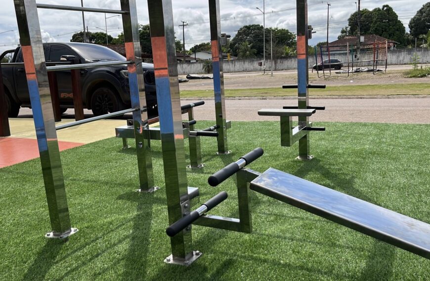 Espaço Alternativo ganha nova área de calistenia e reforça incentivo ao esporte em Porto Velho