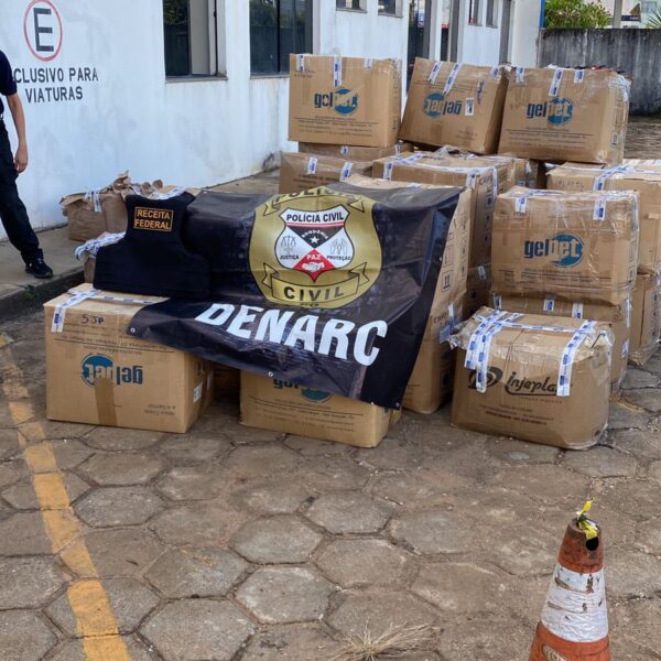 Operação conjunta apreende 10 mil frascos com cápsulas ligadas à cocaína em Ji-Paraná