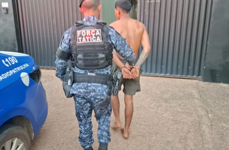 CASAL É PRESO POR TRÁFICO E ASSOCIAÇÃO CRIMINOSA NA ZONA LESTE DE PORTO VELHO