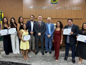 VEREADOR PASTOR BRUNO LUCIANO HOMENAGEIA SERVIDORES DA SEMIAS&hellip;