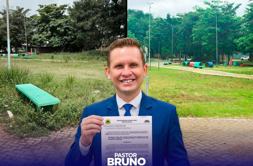 PEDIDO DO VEREADOR PASTOR BRUNO LUCIANO É ATENDIDO E PRAÇA DOS TANQUES RECEBE LIMPEZA E ROÇAGEM NO BAIRRO SÃO CRISTÓVÃO