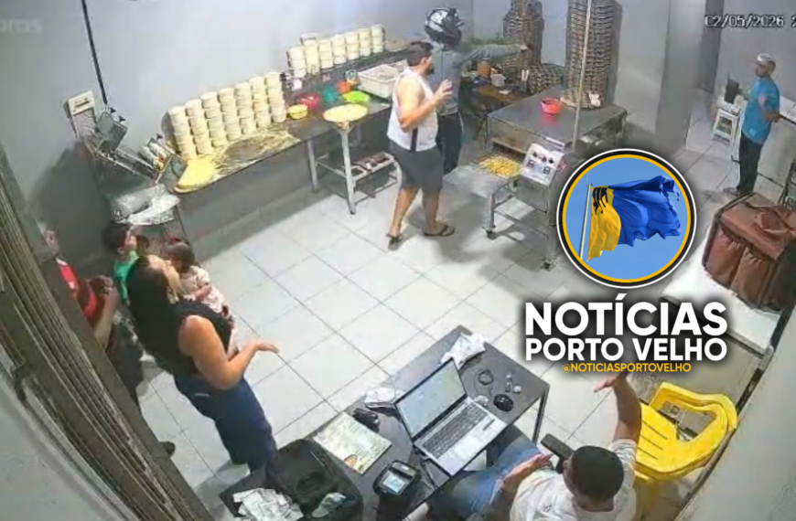 Noite de terror: assalto violento em pizzaria apavora clientes em Porto Velho