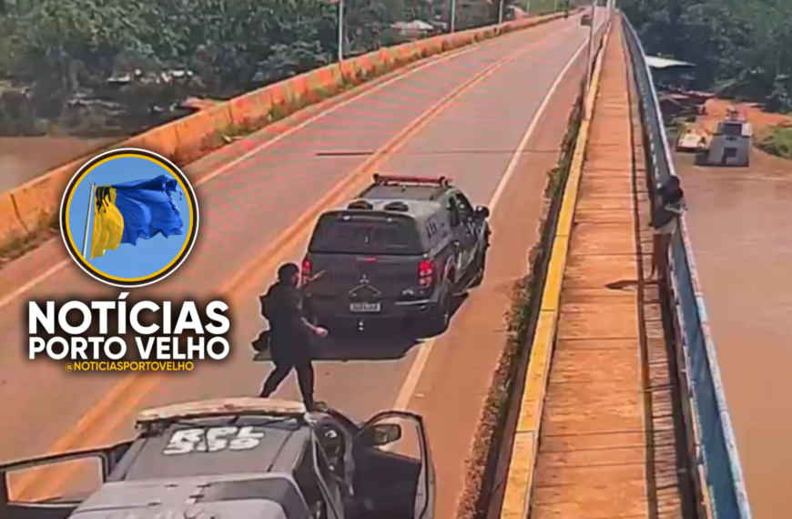 Drama à beira da morte: mulher tenta se lançar de ponte e é salva em ação heroica de policial