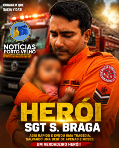 Herói de folga: Bombeiro salva bebê de tragédia&hellip;
