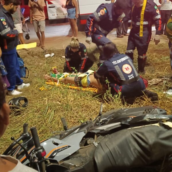 GRAVE ACIDENTE DEIXA MOTOCICLISTA EM ESTADO CRÍTICO NA ZONA LESTE DE PORTO VELHO
