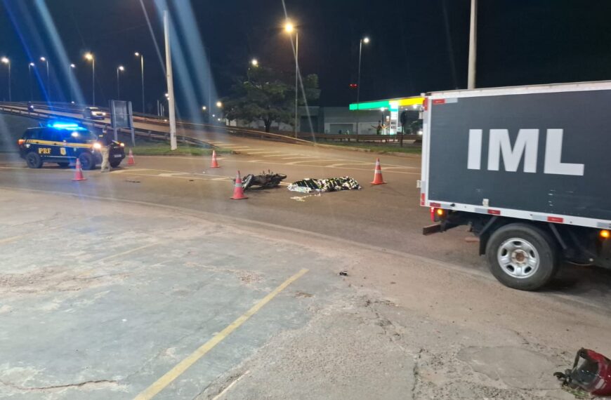 TRAGÉDIA NO TRÂNSITO: MOTOCICLISTA MORRE APÓS SER ATROPELADO POR CARRETA EM PORTO VELHO