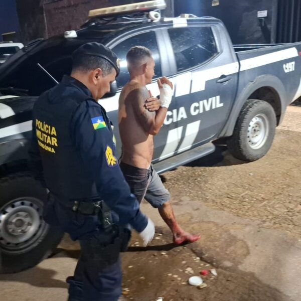Homem é preso após agredir esposa e filha e fazer ameaças de morte contra familiares