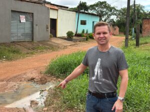 VEREADOR PASTOR BRUNO LUCIANO VISITA BAIRRO CASTANHEIRA E&hellip;