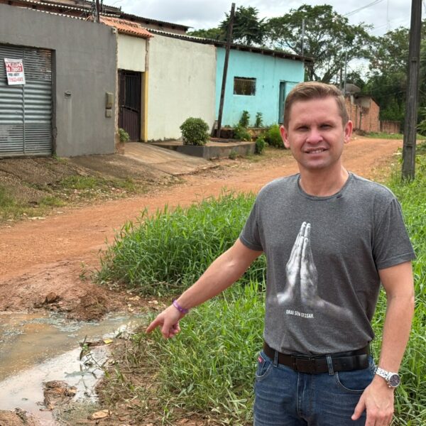 VEREADOR PASTOR BRUNO LUCIANO VISITA BAIRRO CASTANHEIRA E ENCAMINHA PEDIDO DE MELHORIAS PARA AS RUAS