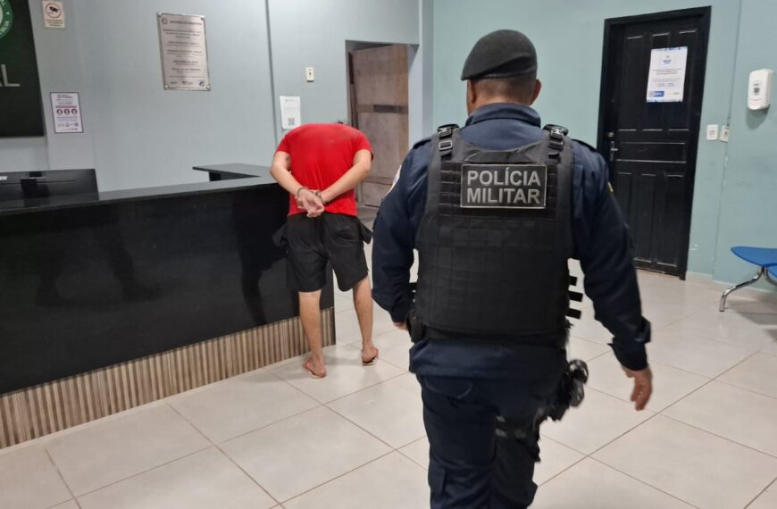 Foragido da Justiça é capturado pela PM após ser flagrado usando droga em praça da Zona Sul de Porto Velho